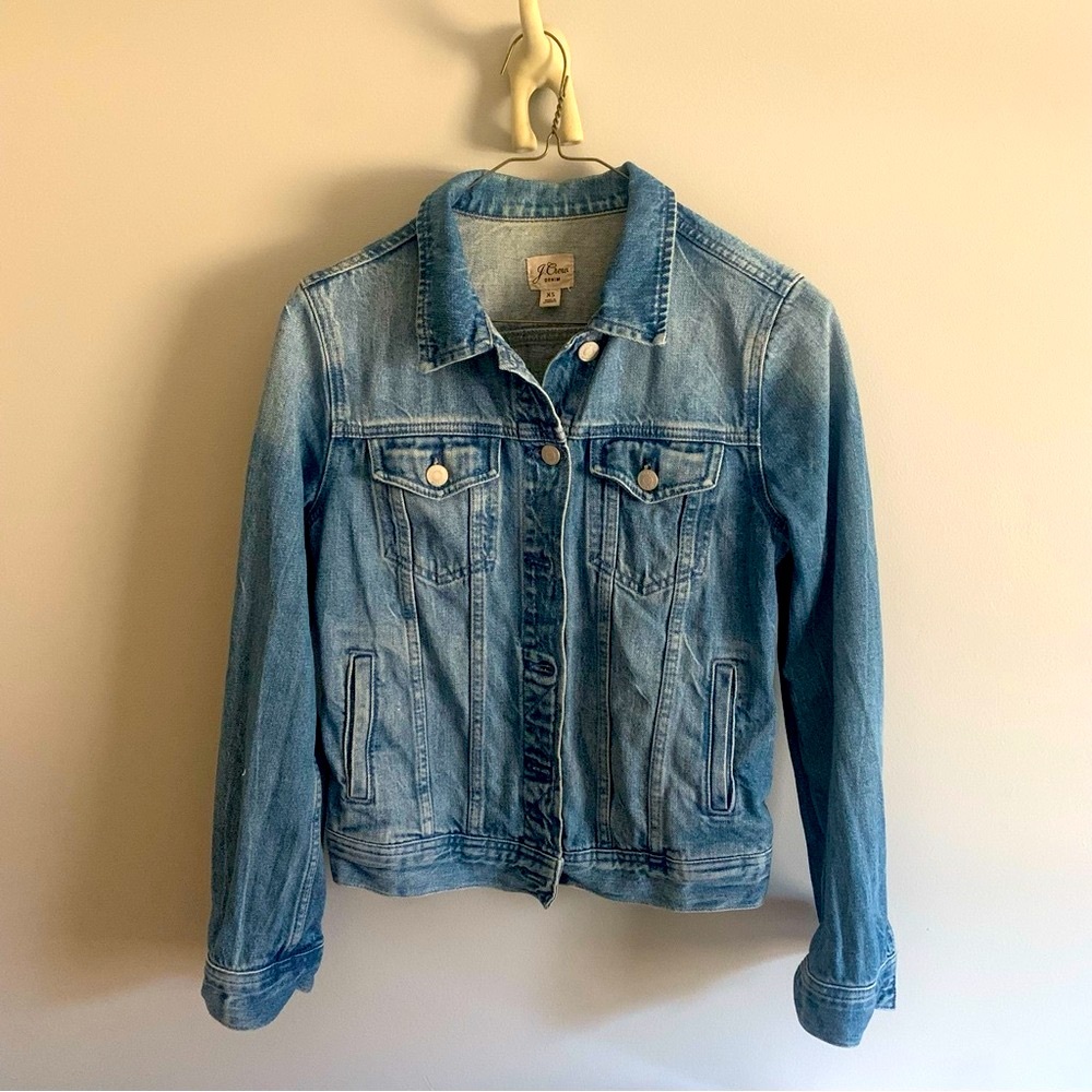 J.Crew Classic Blue Denim Jacket